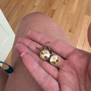 Touchstone Crystal Gold Earrings